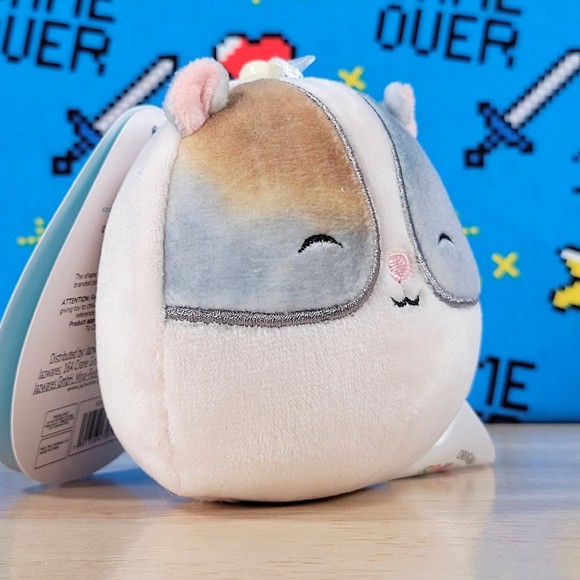 Squishmallow Pax the Hamster 3.5" Clip UltraSoft Stuffed Animal Toy Plush NWT - Picture 2 of 12